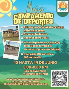 Campamento de deportes